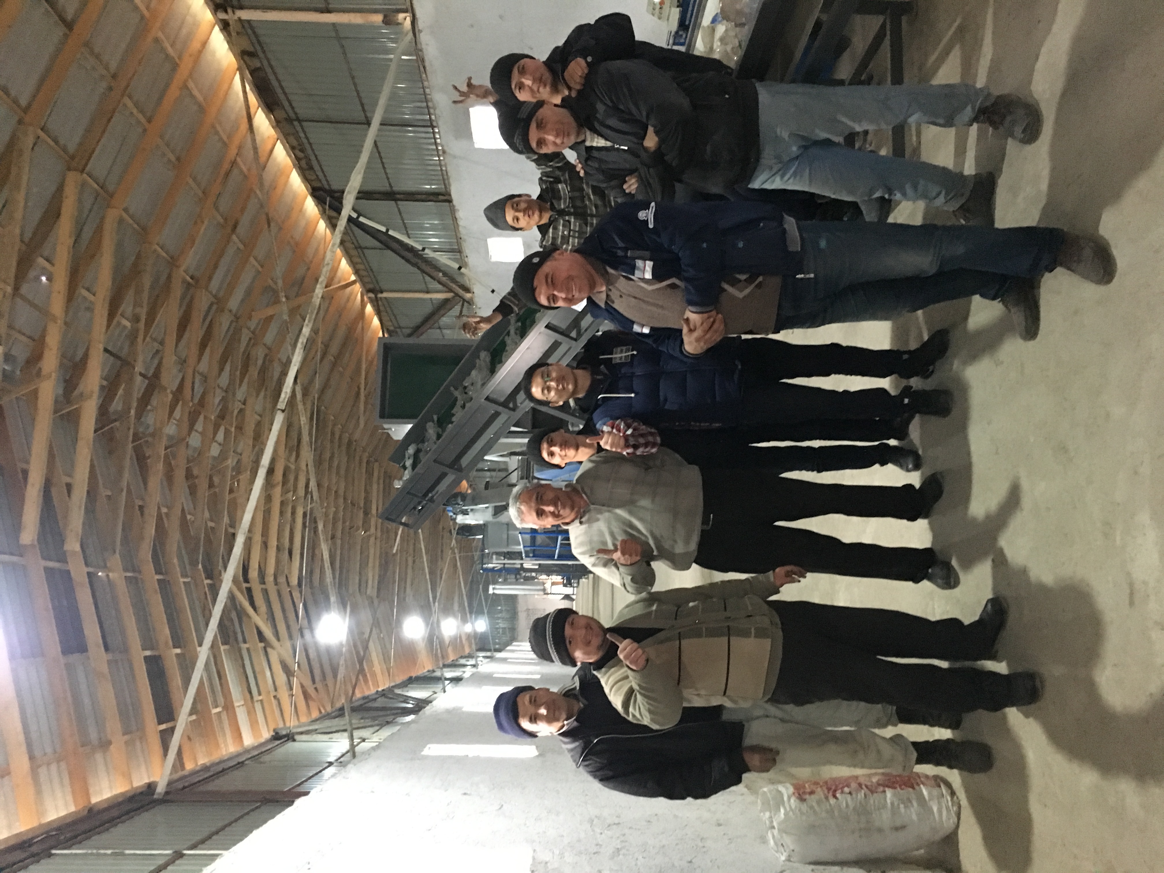 MOOGE after-sales service team at customer site